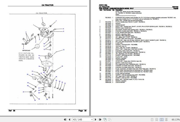 AGCO Allis Tractor CA Parts Catalog 79001546 2
