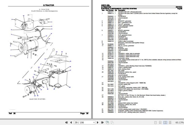 AGCO Allis Tractor G Parts Catalog 9001542A 2