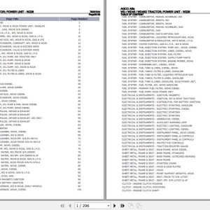 AGCO Allis Tractor WD WD45 WD45D Power Unit W226 Parts Catalog 79001544 1