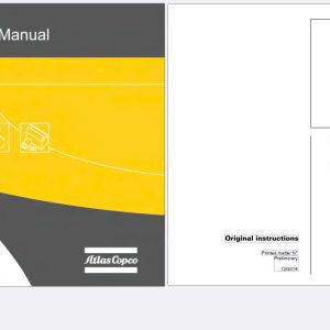 Atlas Copco Portable Compressors PNS 1250 Cud S3A T3 APP Instruction Manual 1