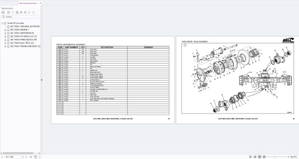 BELL Heavy Equipment PDF 1.54GB Operators Parts Service Manual Collection 2