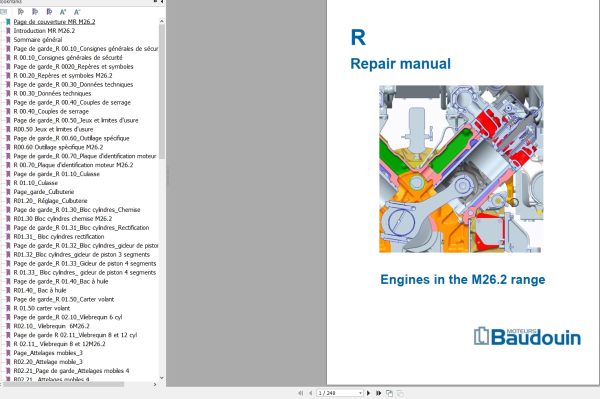 Baudouin Engine M26.2 Repair Manual 1