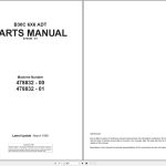 Bell Articulated Dump Truck B30C 6X6 ADT Parts Manual 870189 01 1