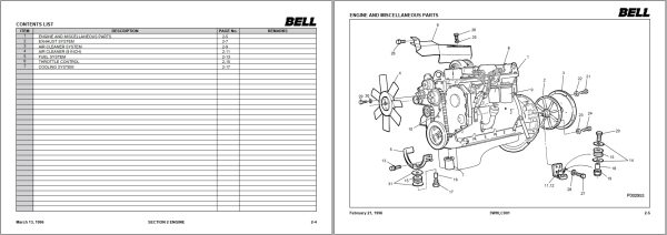 Bell Feller Buncher Ultra C Parts Manual 870144 2