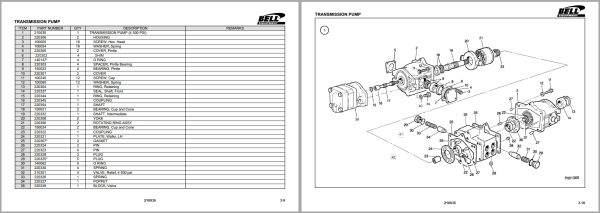 Bell Logger 225A Parts Manual 874005 2