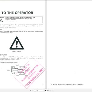 Bell Rigid Hauler 1206 2WD Parts Manual 870209 1