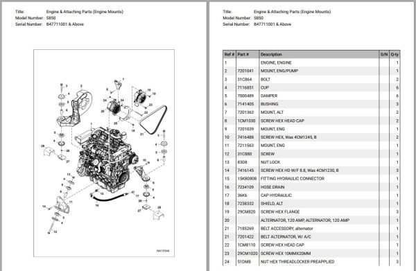 Bobcat Heavy Equipment PDF 2025 Spare Parts Catalog Collection 2