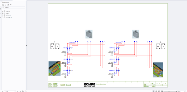 Bomag Asphalt Paver 2023 Electric Hydraulic Schematics Collection 2