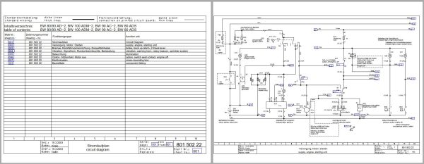 Bomag Tandem Vibratory Roller 2023 Electric Hydraulic Schematics 2