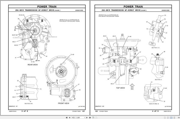 Caterpillar Backhoe Loader 416E Parts Manual SEBP3706 30 2