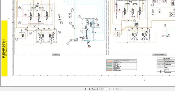 Caterpillar Compact Wheel Loader 904B B4L Operators Service Manual Schematics 5