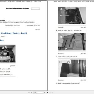 Caterpillar Compact Wheel Loader 908H LMD Operators Service Manual Schematics 1