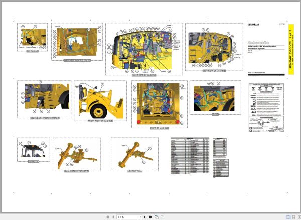 Caterpillar Compact Wheel Loader 910K AY4 Operators Service Manual Schematics 3