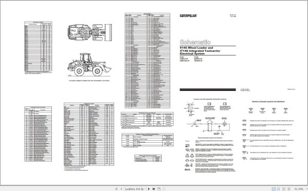 Caterpillar Compact Wheel Loader 914G 7ZM Operators Service Manual Schematics 3