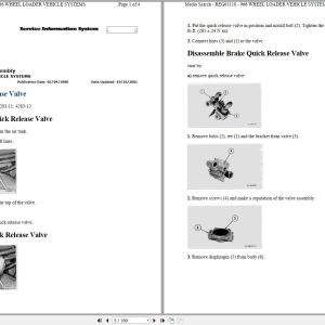 Caterpillar Compact Wheel Loader 966C 76J Operators Maintenance Service Manual 1