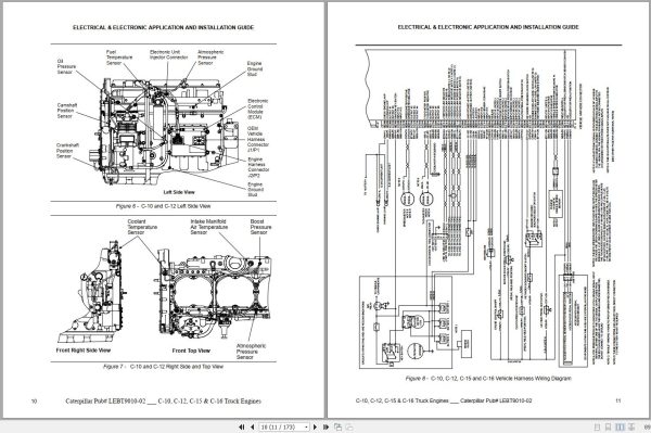 Caterpillar Engine C10 C12 C15 C16 Electrical Application Installation Guide LEBT9010 02 2
