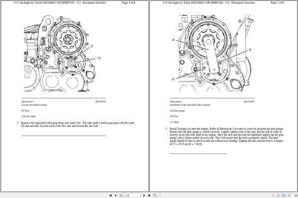 Caterpillar Engine C15 Testing Adjusting SENR9692 06 2