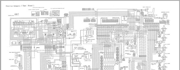 Caterpillar Forklift DP15K DP150 Service Manual Wiring Diagrams 3