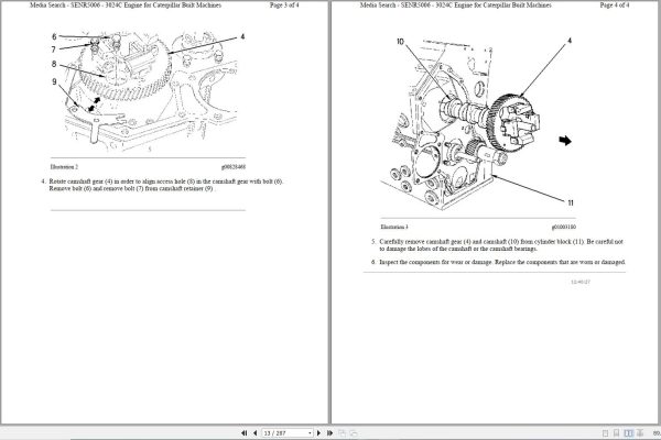 Caterpillar Multi Terrain Loader 247B MTL Operators Service Manual Schematics 2