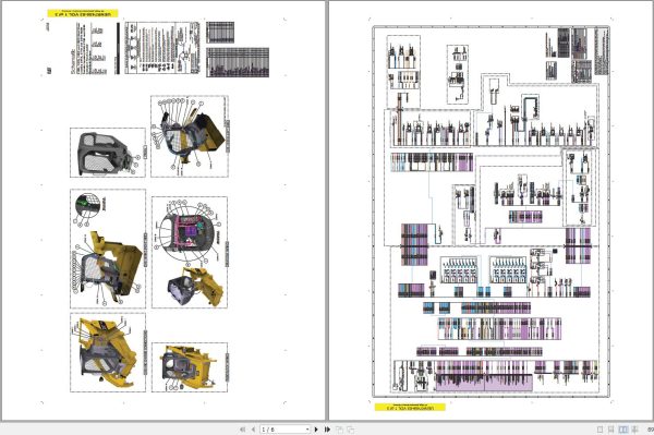 Caterpillar Multi Terrain Loader 257D EZW Operators Service Manual Schematics 3