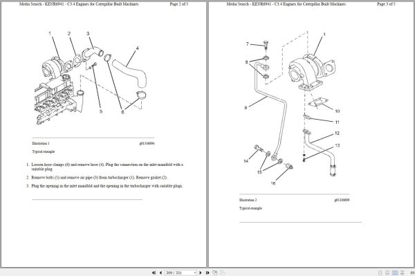 Caterpillar Multi Terrain Loader 277C Operators Service Manual Schematics 2