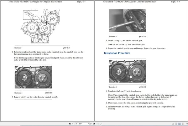 Caterpillar Pneumatic Compactor PS 150B 3XR Operators Service Manual Schematics 2