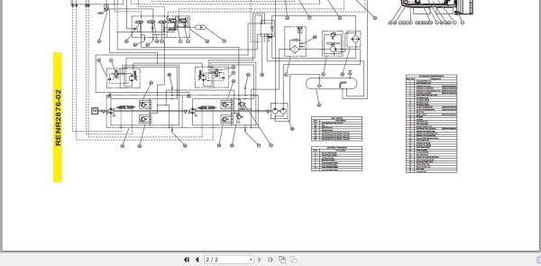 Caterpillar Skid Steer Loader 226 5FZ Operators Service Manual Schematics 5