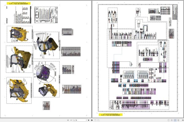 Caterpillar Skid Steer Loader 236D SEN Operators Service Manual Schematics 3