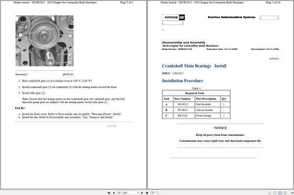 Caterpillar Skid Steer Loader 252 FDG Operators Service Manual Schematics 2