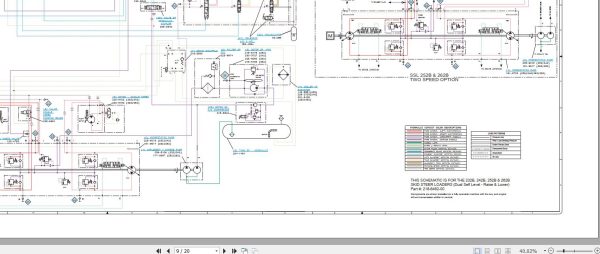 Caterpillar Skid Steer Loader 262B PDT Operators Service Manual Schematics 5