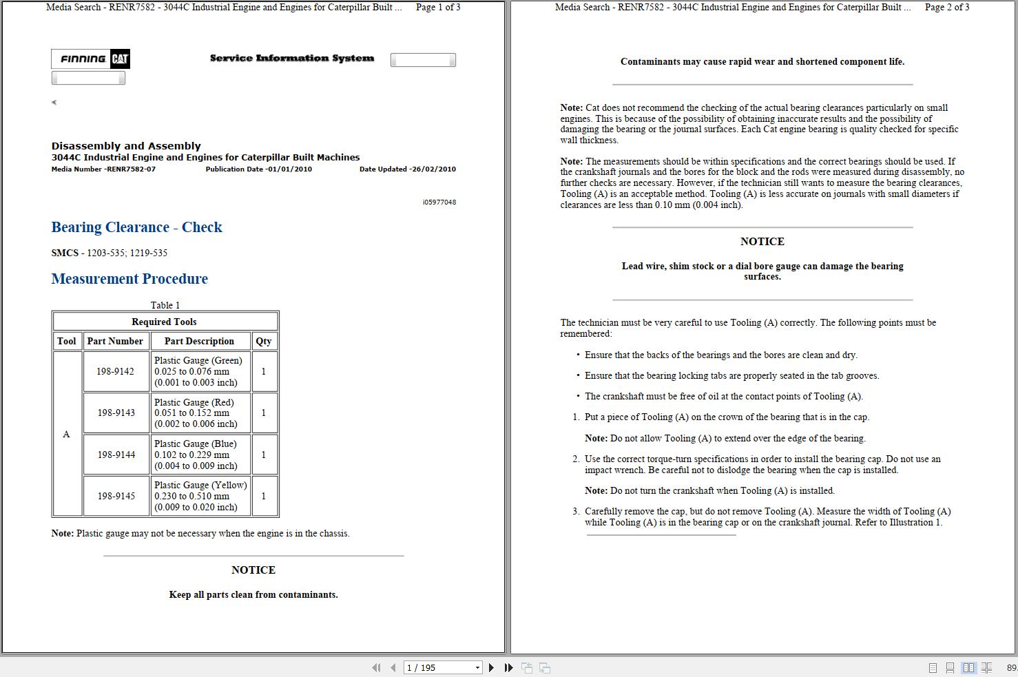Caterpillar Skid Steer Loader 262C MST Operators Service Manual Schematics 1
