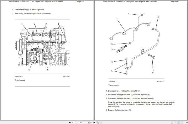 Caterpillar Skid Steer Loader 272C RED Operators Service Manual Schematics 2