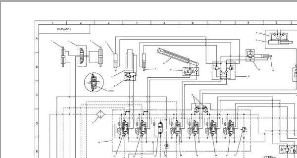 Caterpillar Telehandler TH103 3PN Operators Service Manual Schematics 4