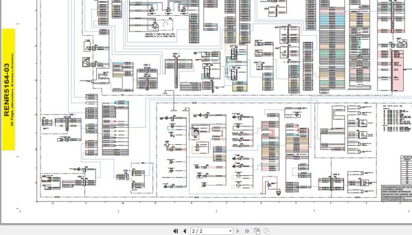 Caterpillar Telehandler TH215 CEG Operators Service Manual Schematics 4