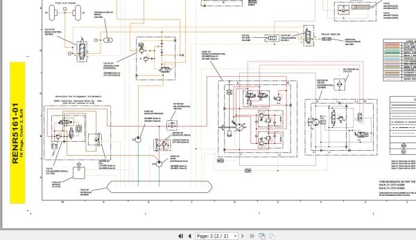 Caterpillar Telehandler TH215 CEG Operators Service Manual Schematics 5