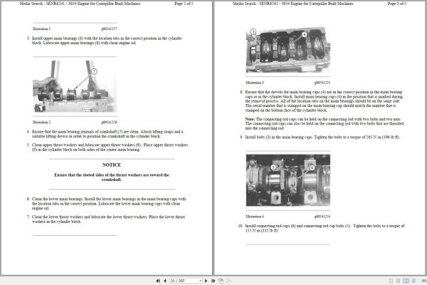 Caterpillar Telehandler TH350B SLD Operators Service Manual Schematics 2