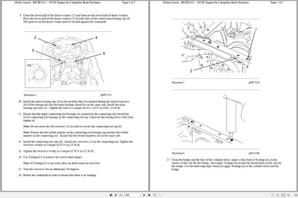 Caterpillar Telehandler TH460B SLF Operators Service Manual Schematics 2