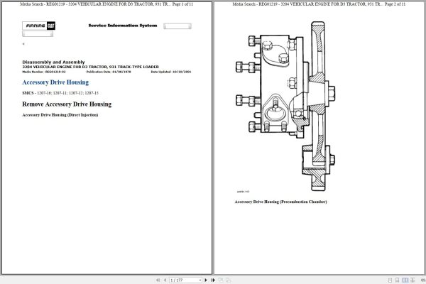 Caterpillar Track Type Loader 931 08N Operators Maintenance Service Manual 1