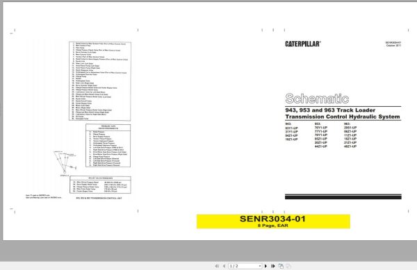 Caterpillar Track Type Loader 943 19Z Operators Service Manual 3