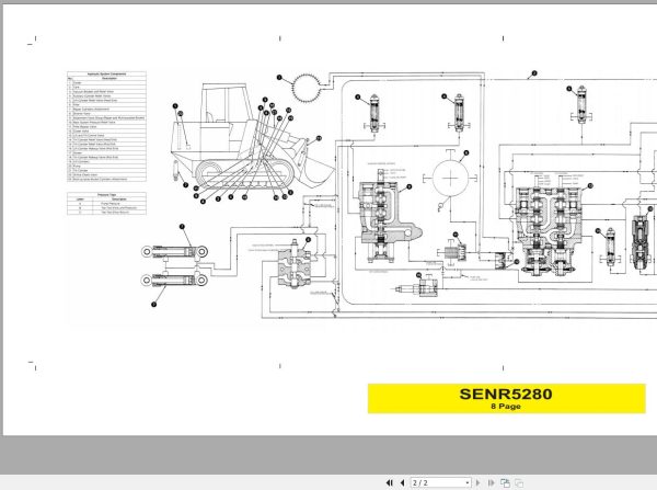 Caterpillar Track Type Loader 953B 5MK Operators Service Manual Schematics 5