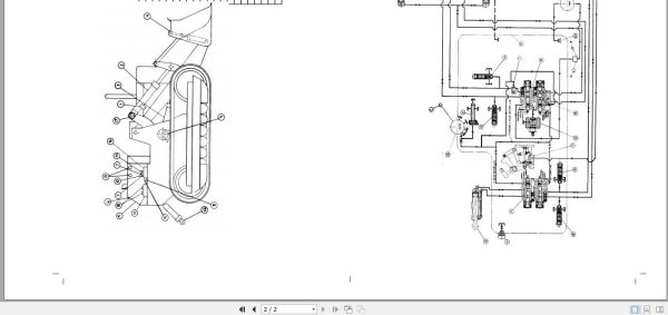 Caterpillar Track Type Loader 955L 13X Operators Service Manual Hydraulic Schematics 4