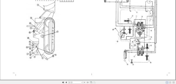 Caterpillar Track Type Loader 955L Operators Service Manual Hydraulic Schematics 4