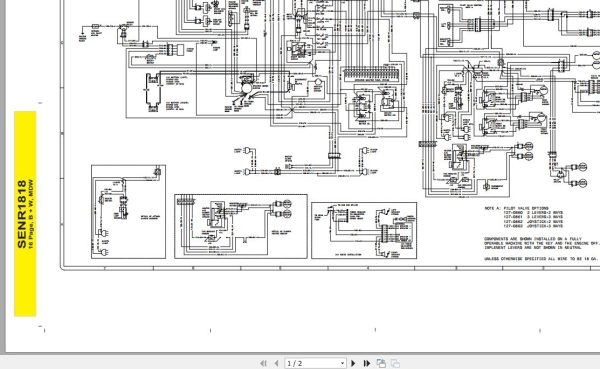 Caterpillar Track Type Loader 963B 9BL Operators Service Manual Schematics 4