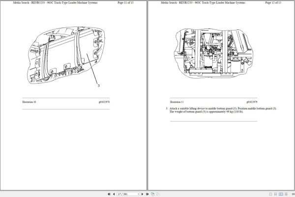 Caterpillar Track Type Loader 963C BBD Operators Service Manual Schematics 2