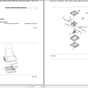 Caterpillar Track Type Tractor D4K2 LGP KRR Operators Service Manual Schematics 1