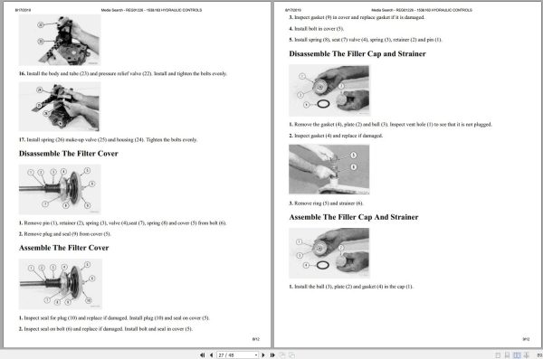 Caterpillar Track Type Tractor D5 96J Operators Maintenance Service Manual 3