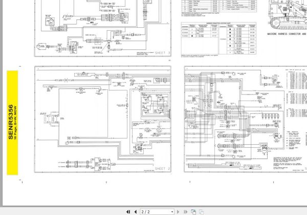 Caterpillar Track Type Tractor D5C III 6ZL Operators Service Manual Schematics 4