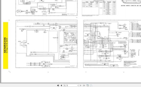 Caterpillar Track Type Tractor D5C III 8ZS Operators Service Manual Schematics 4