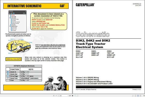 Caterpillar Track Type Tractor D5K2 LGP KYY Operators Service Manual Schematics 3