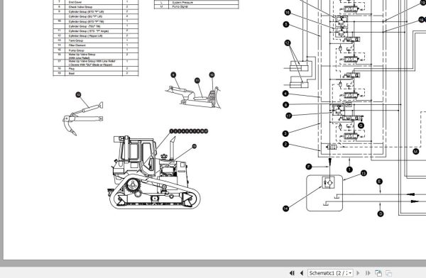 Caterpillar Track Type Tractor D5M 3CR Operators Service Manual Schematics 5